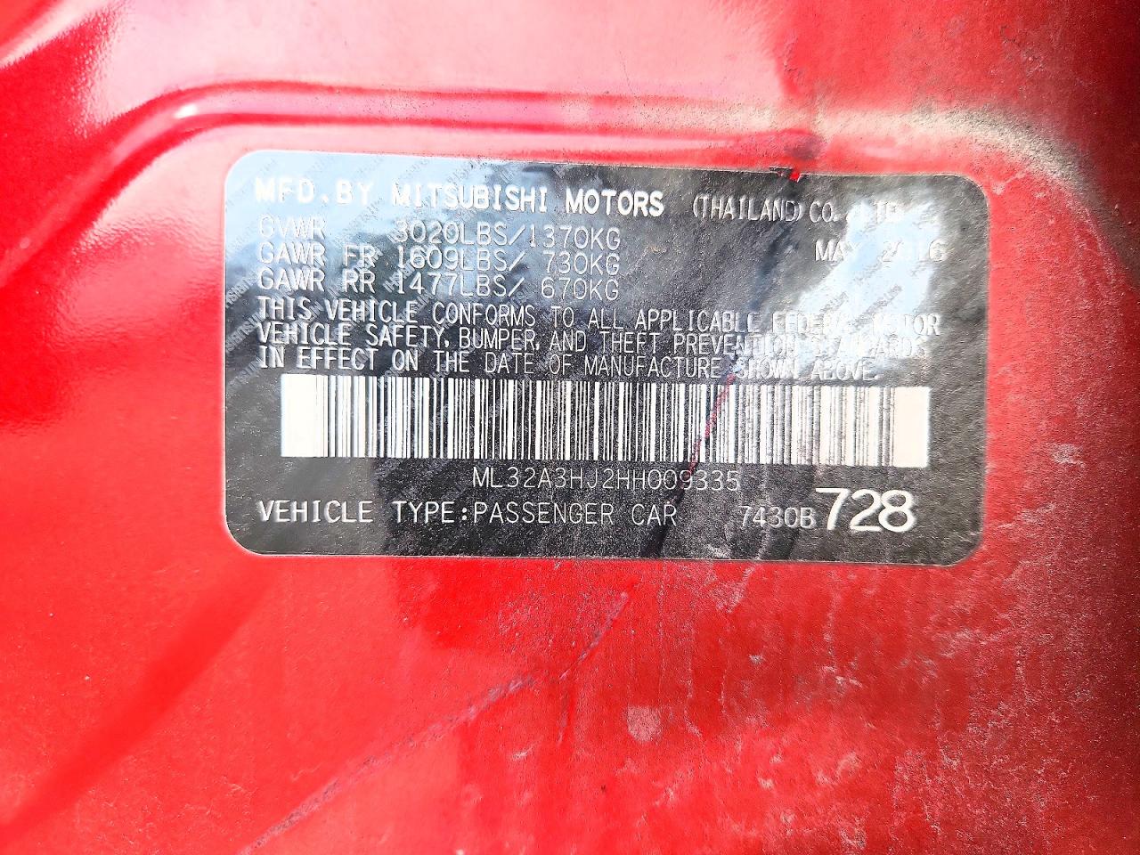Mitsubishi Mirage Es