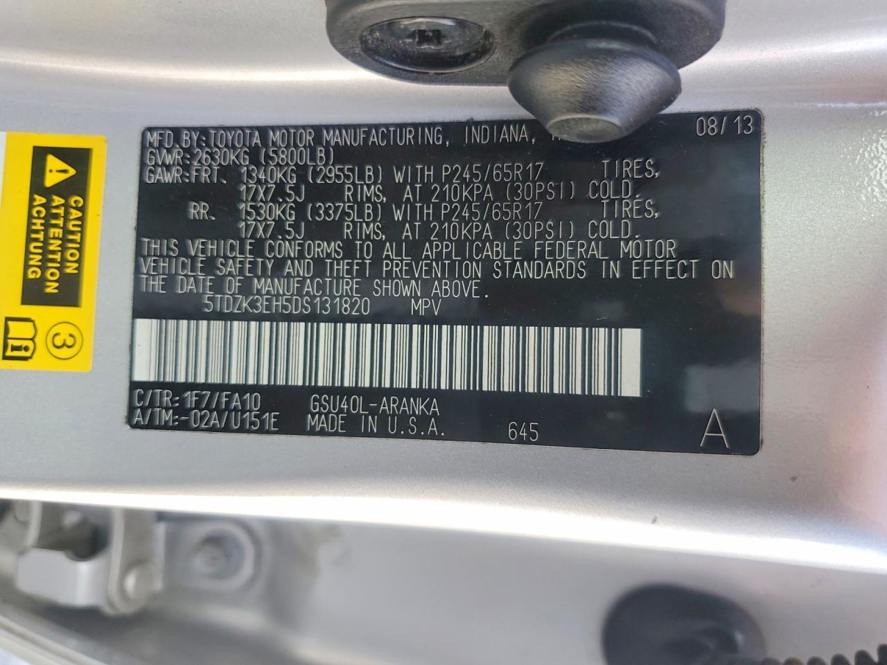 Toyota Highlander Plus