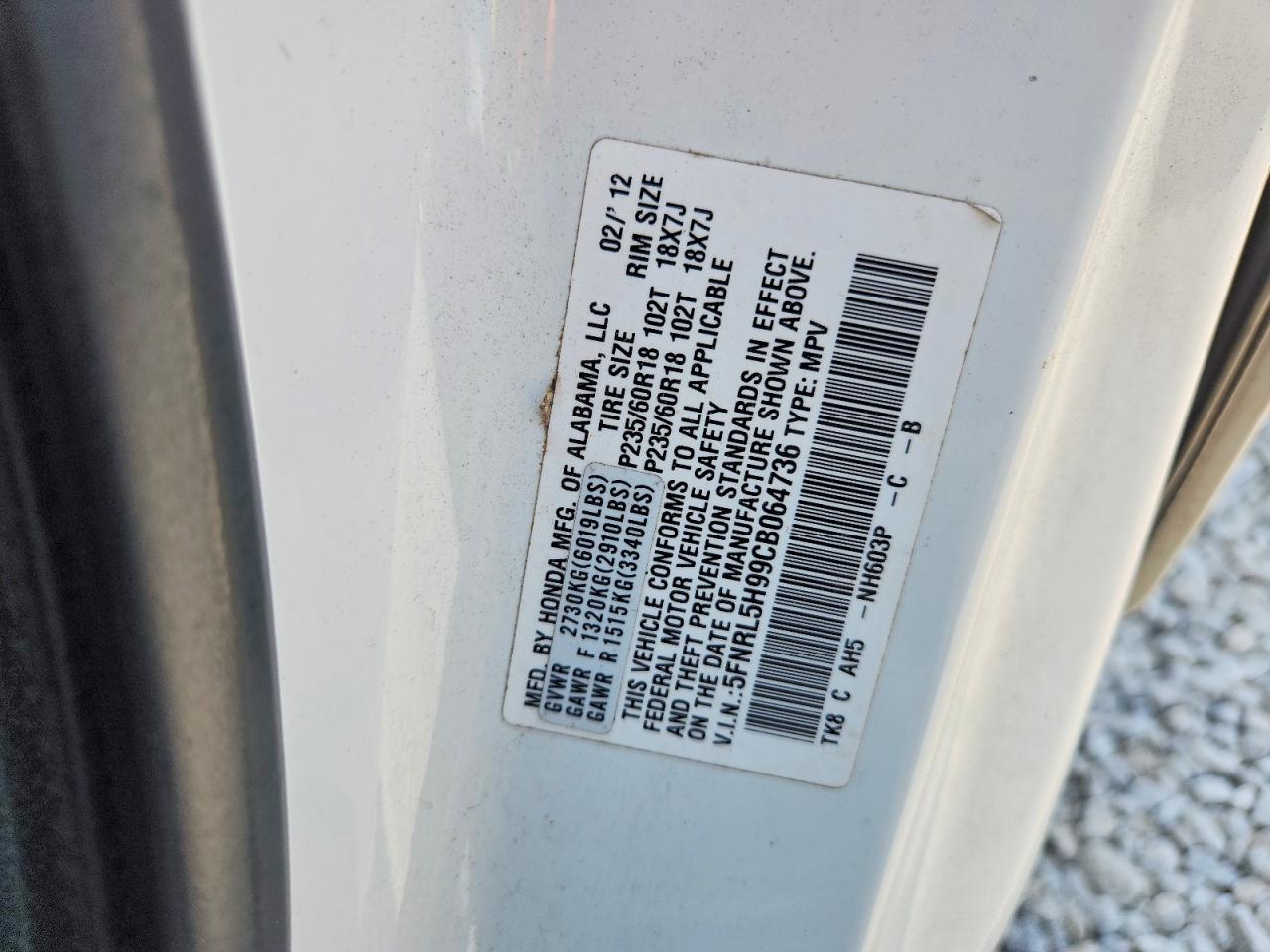 Honda Odyssey Touring