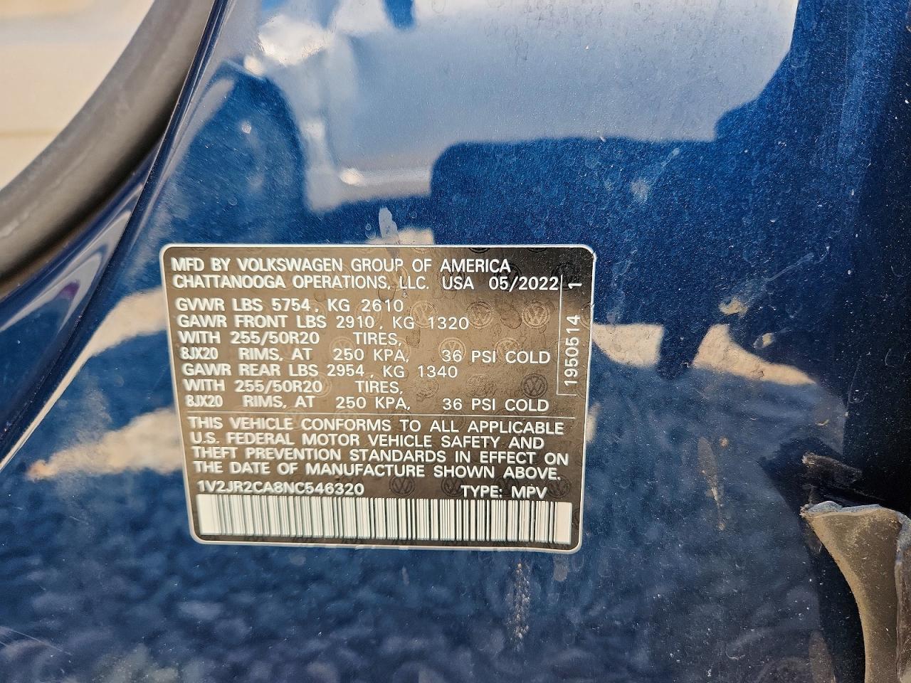 Volkswagen Atlas Se