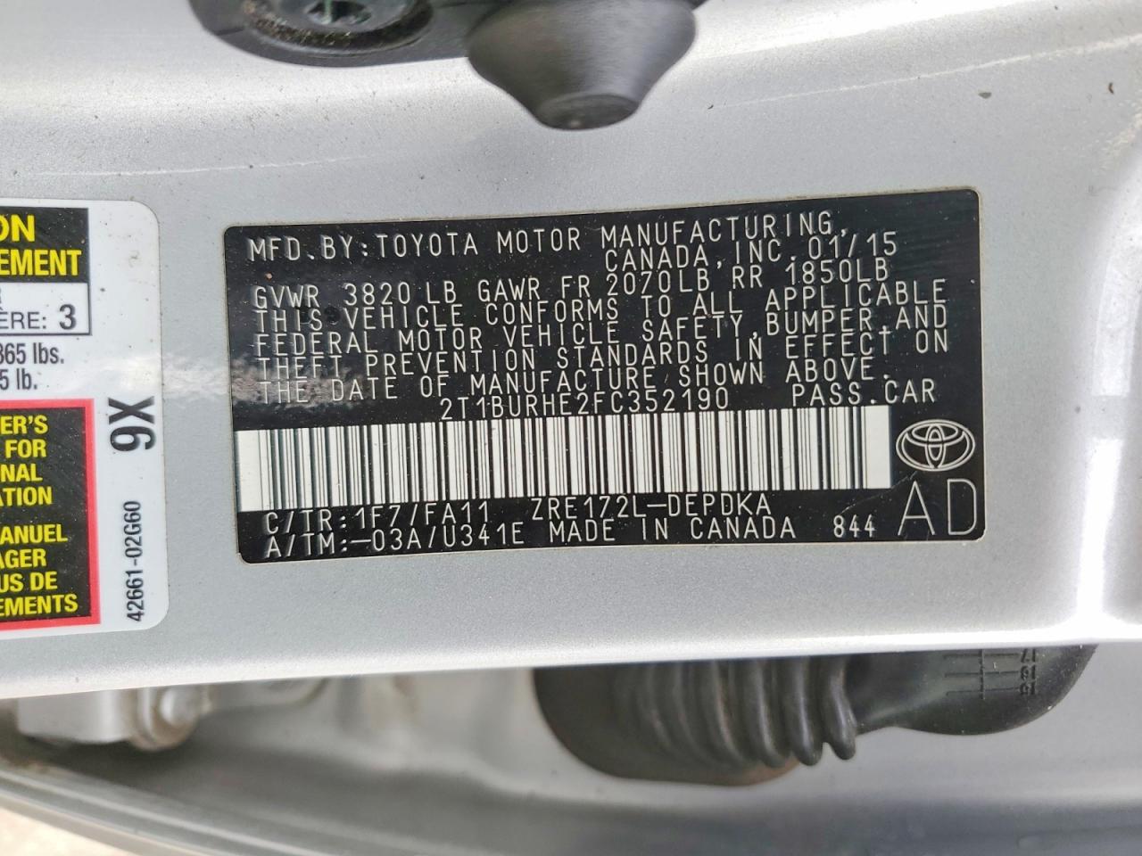 Toyota Corolla L