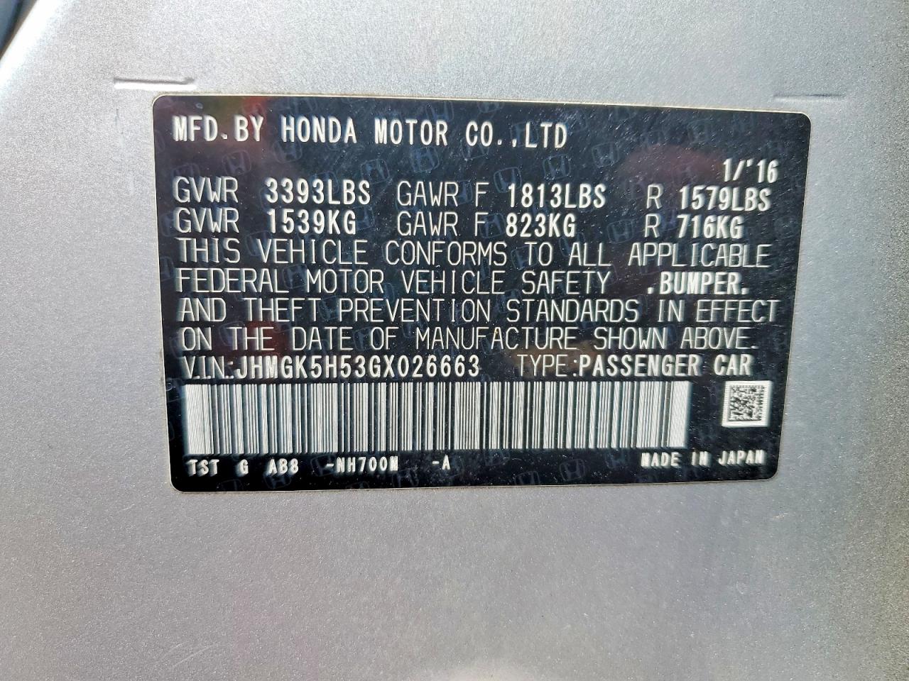 Honda Fit Lx