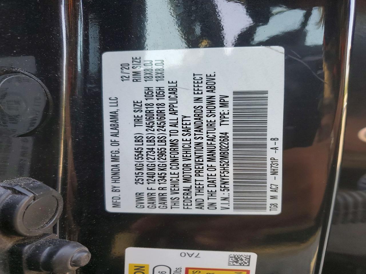 Honda Pilot Exl