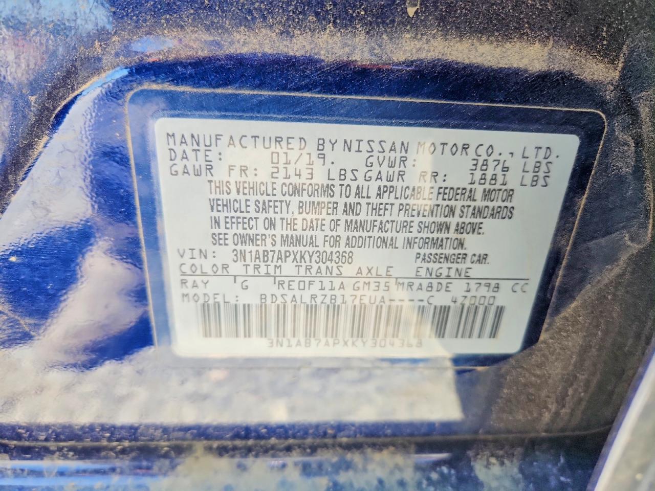 Nissan Sentra Sr