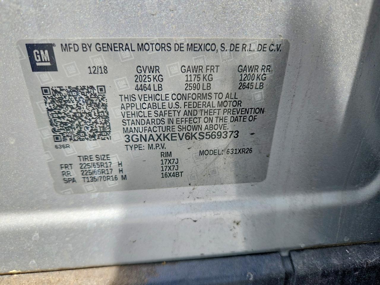 Chevrolet Equinox Lt