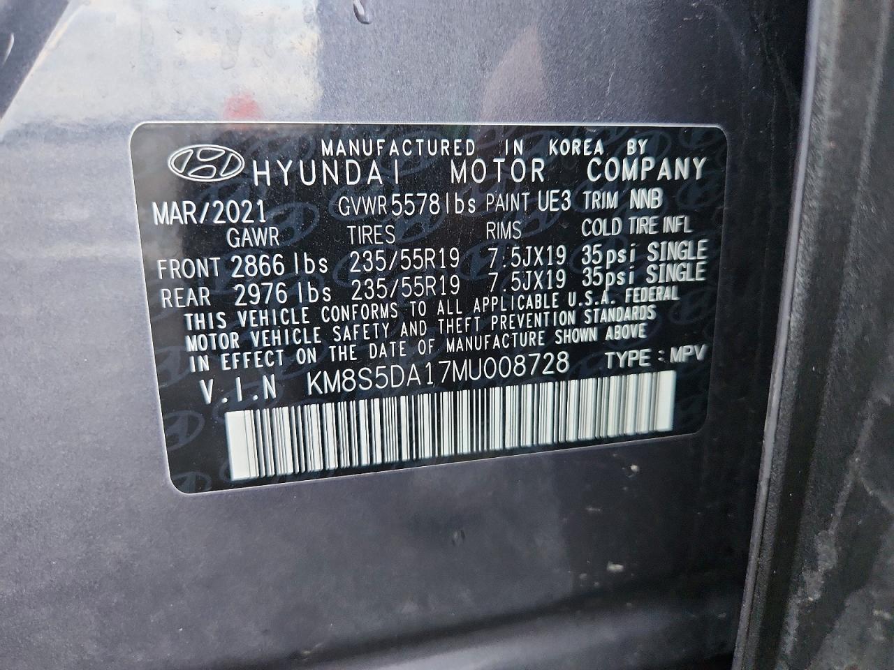 Hyundai SANTA FE Limited Hev