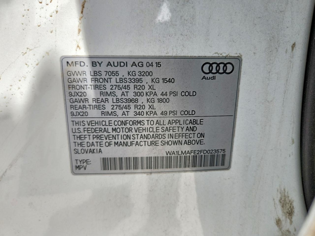 Audi Q7 Tdi Premium Plus
