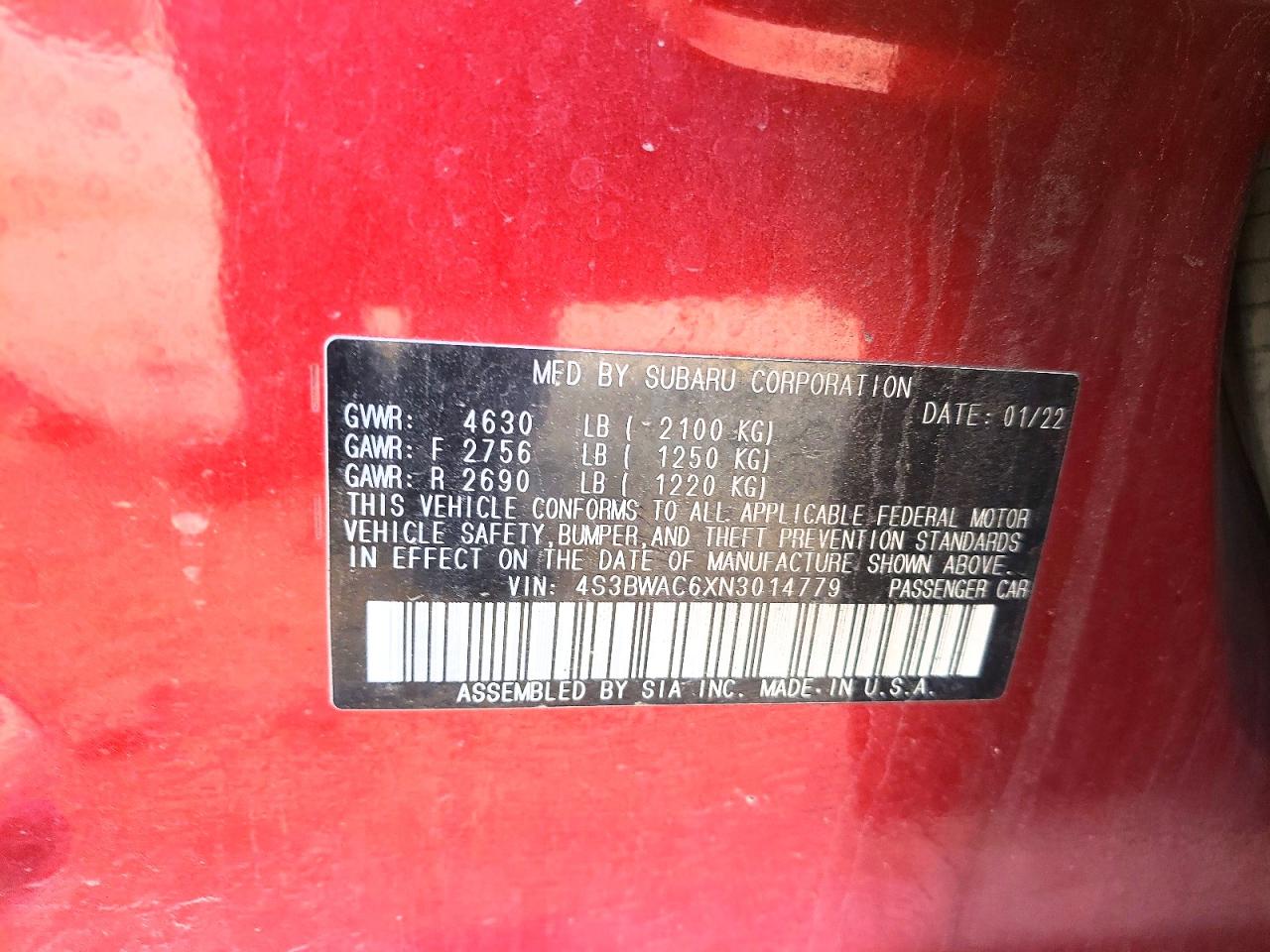 Subaru Legacy Premium