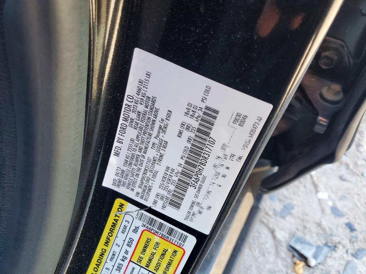 Ford Fusion Se