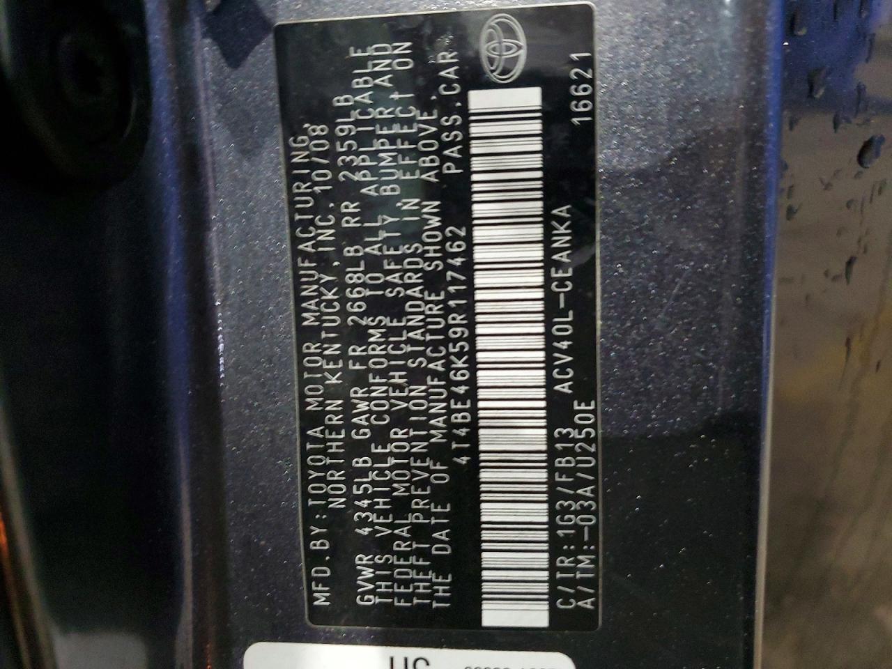 Toyota Camry Le