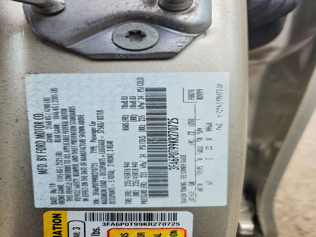 Ford Fusion Se