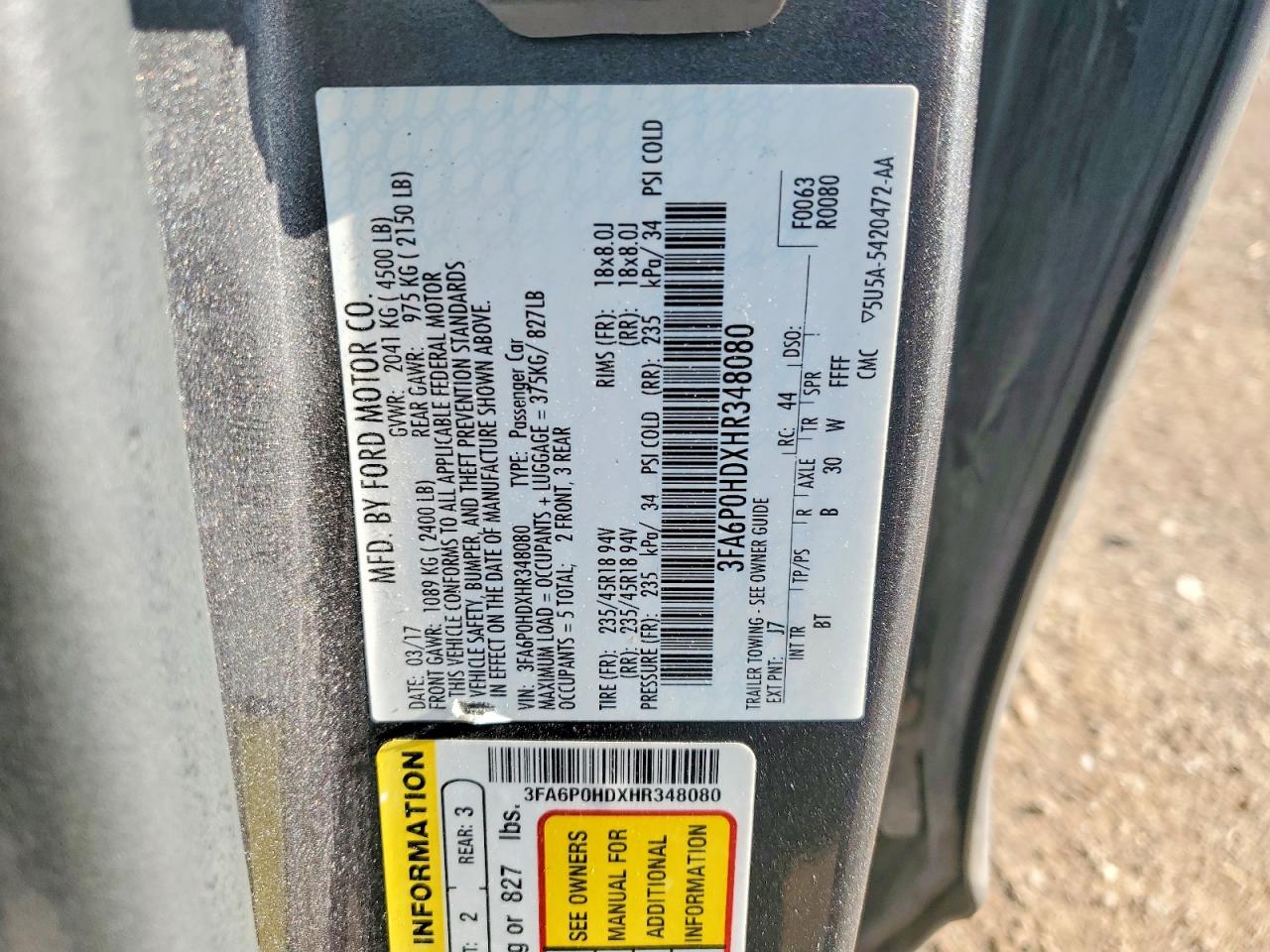 Ford Fusion Se