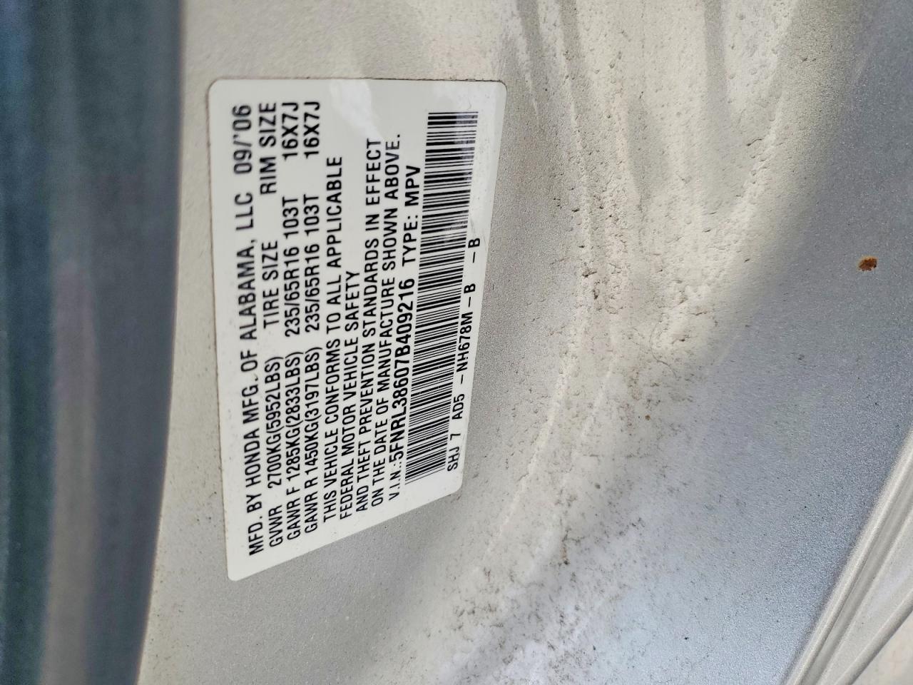 Honda Odyssey Exl