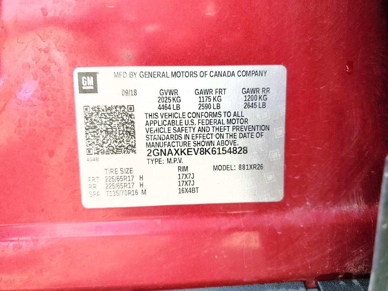Chevrolet Equinox Lt