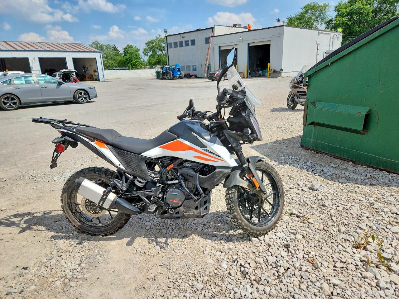 Salvage KTM Motorcycle Image