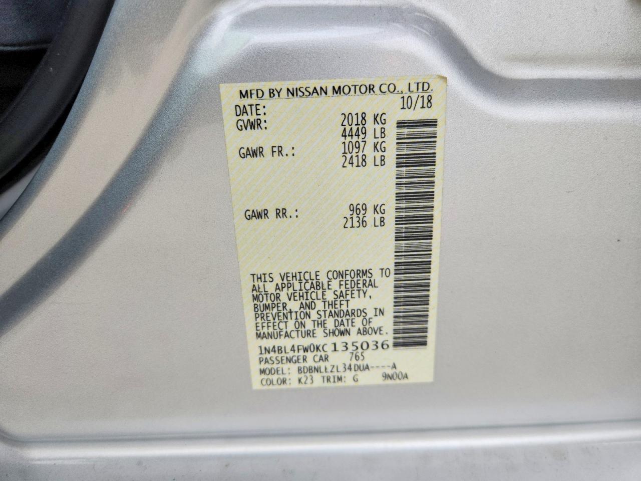 Nissan Altima Platinum