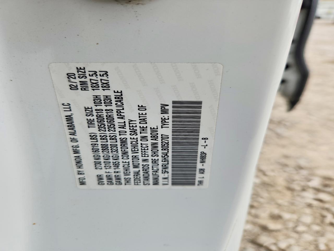 Honda Odyssey Ex