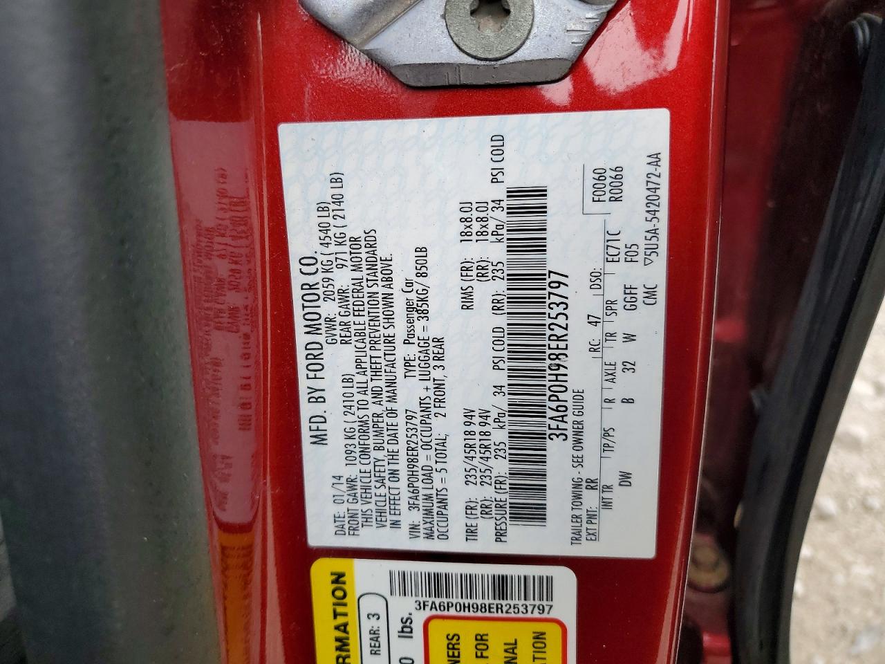Ford Fusion Se