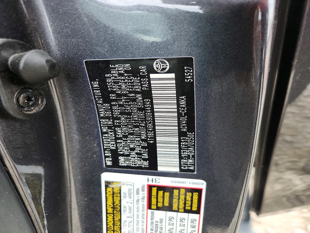 Toyota Camry Le