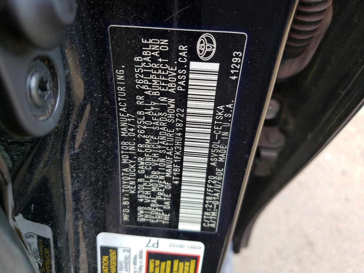 Toyota Camry Se