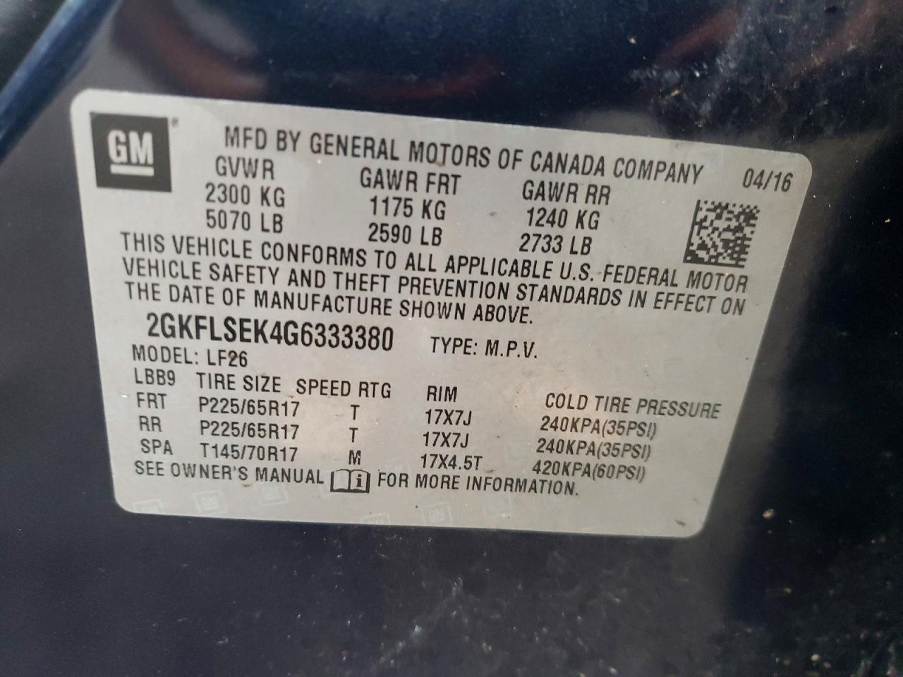 GMC Terrain Sle