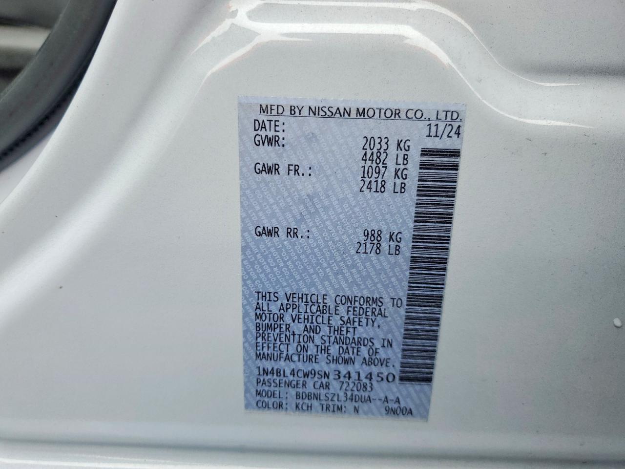 Nissan Altima 2.5 Sr