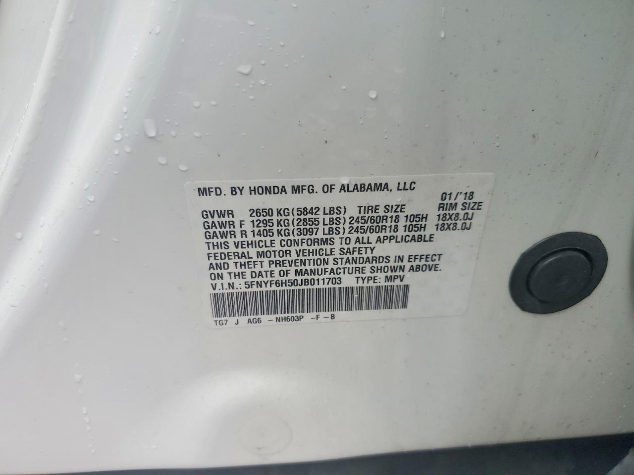 Honda Pilot Exl