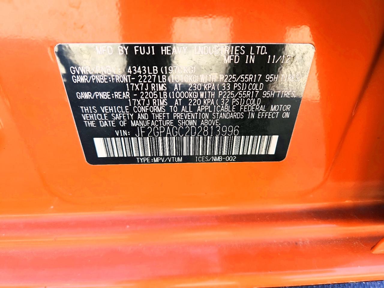 Subaru Xv 2.0 Premium