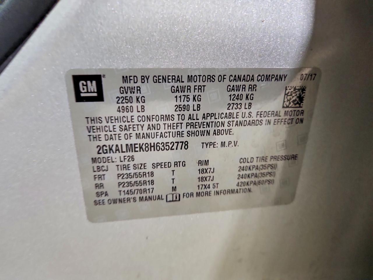 GMC Terrain Sle