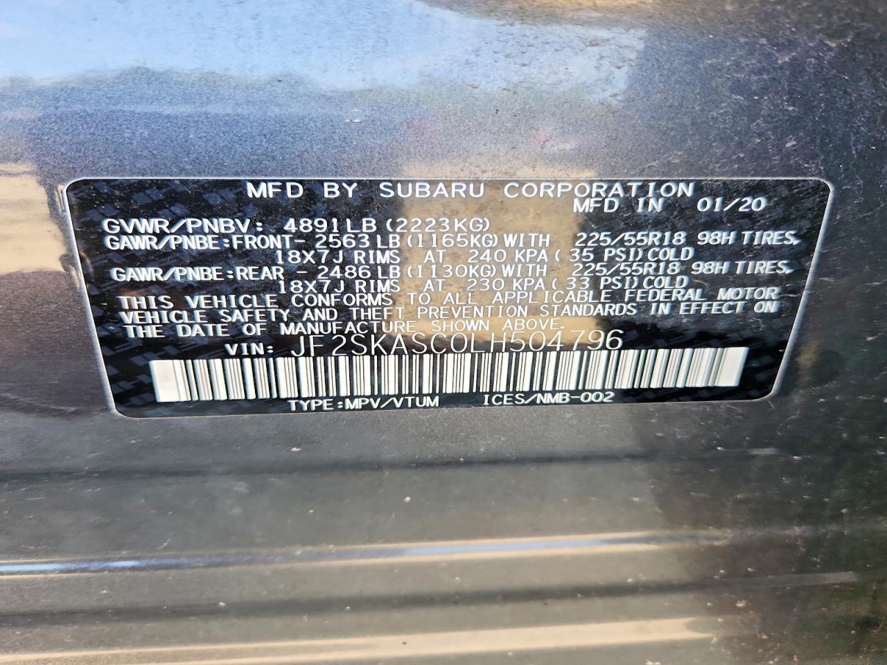 Subaru Forester Limited
