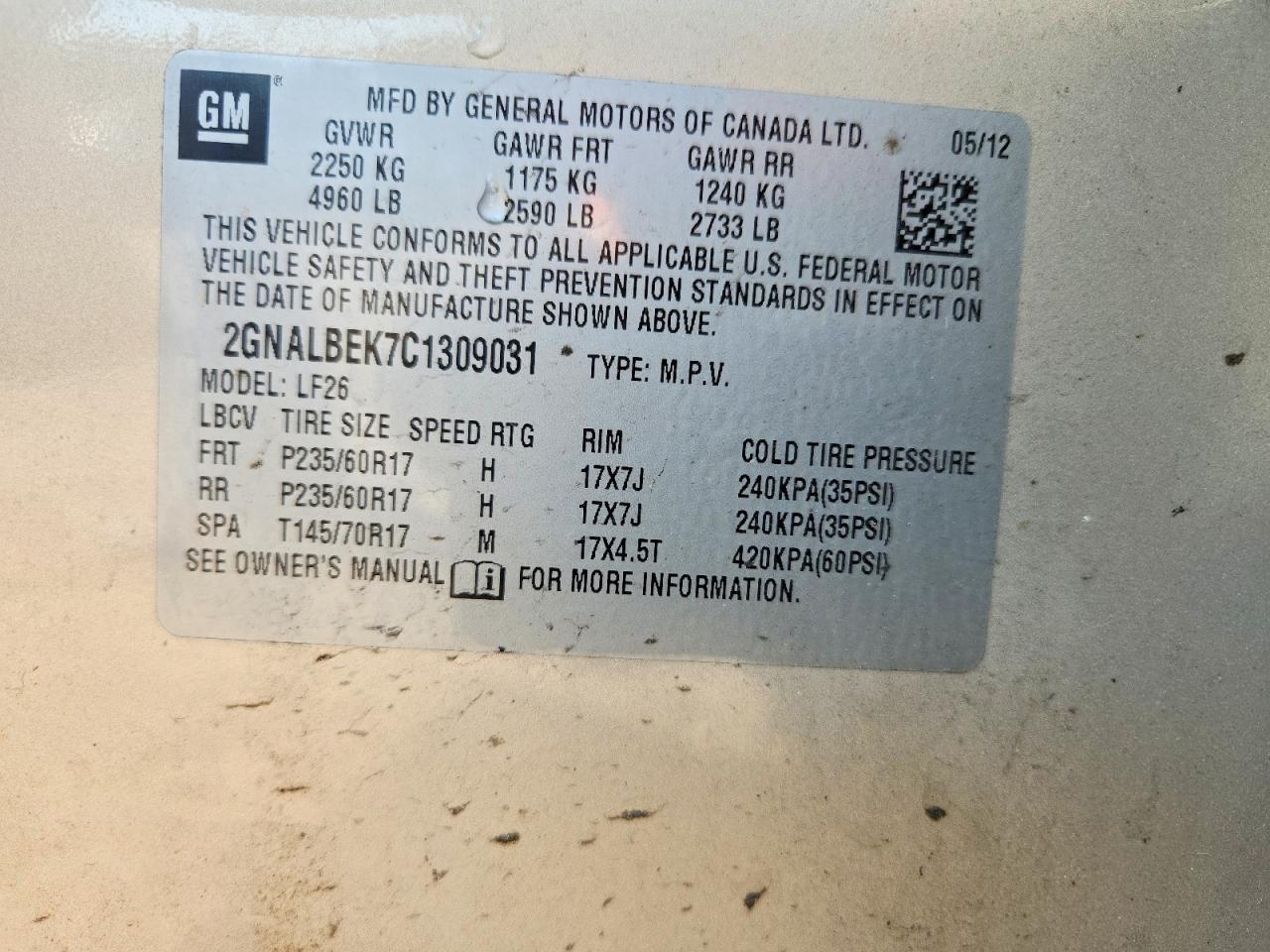Chevrolet Equinox Ls