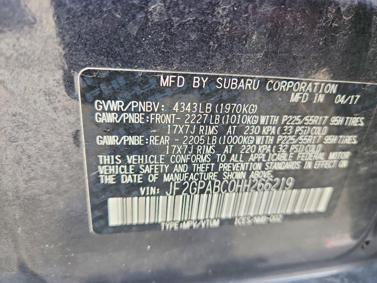 Subaru Crosstrek Premium