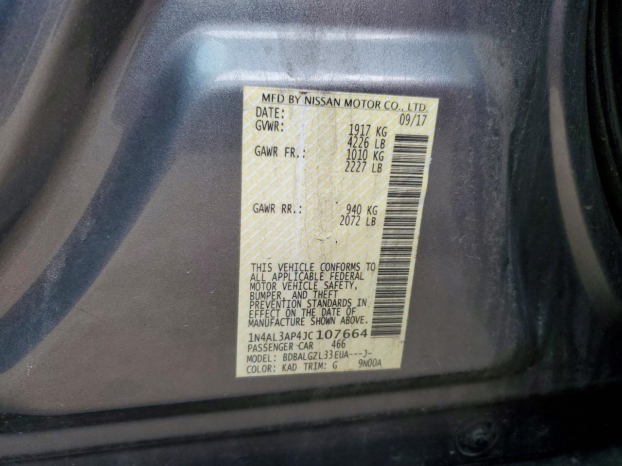 Nissan Altima 2.5 S