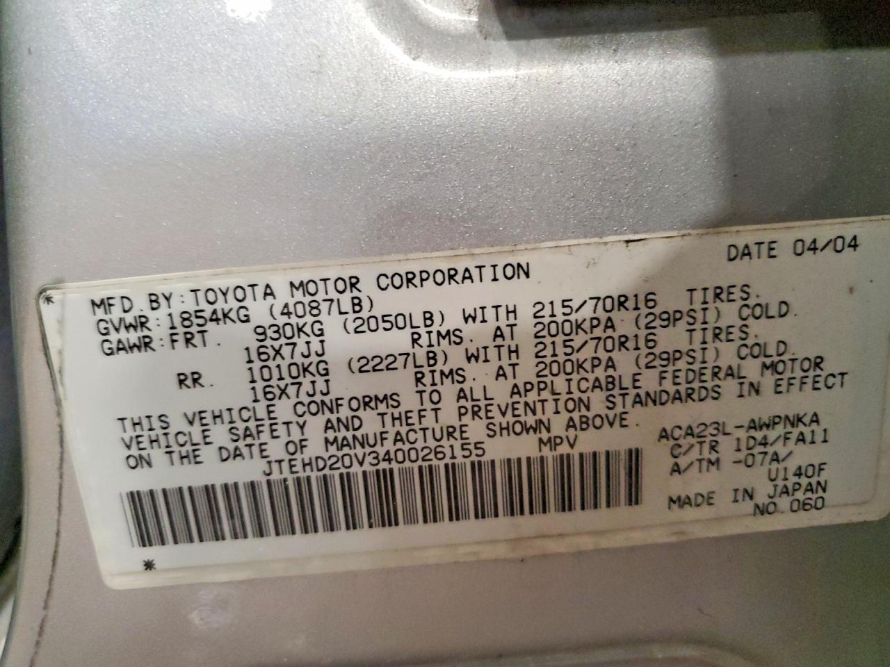 Toyota RAV4 Base