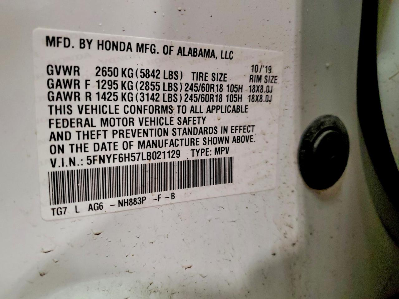 Honda Pilot Exl