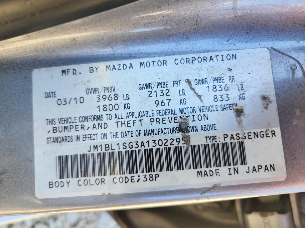 Mazda 3 I