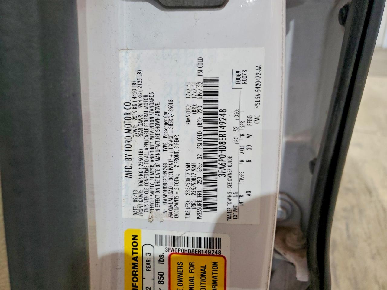 Ford Fusion Se