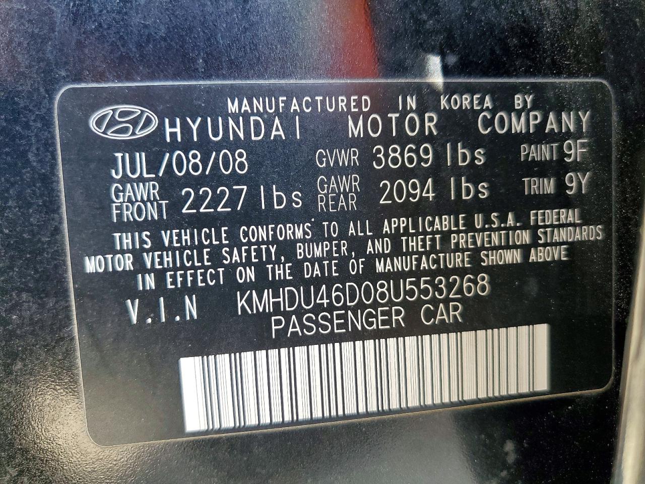 Hyundai ELANTRA Gls