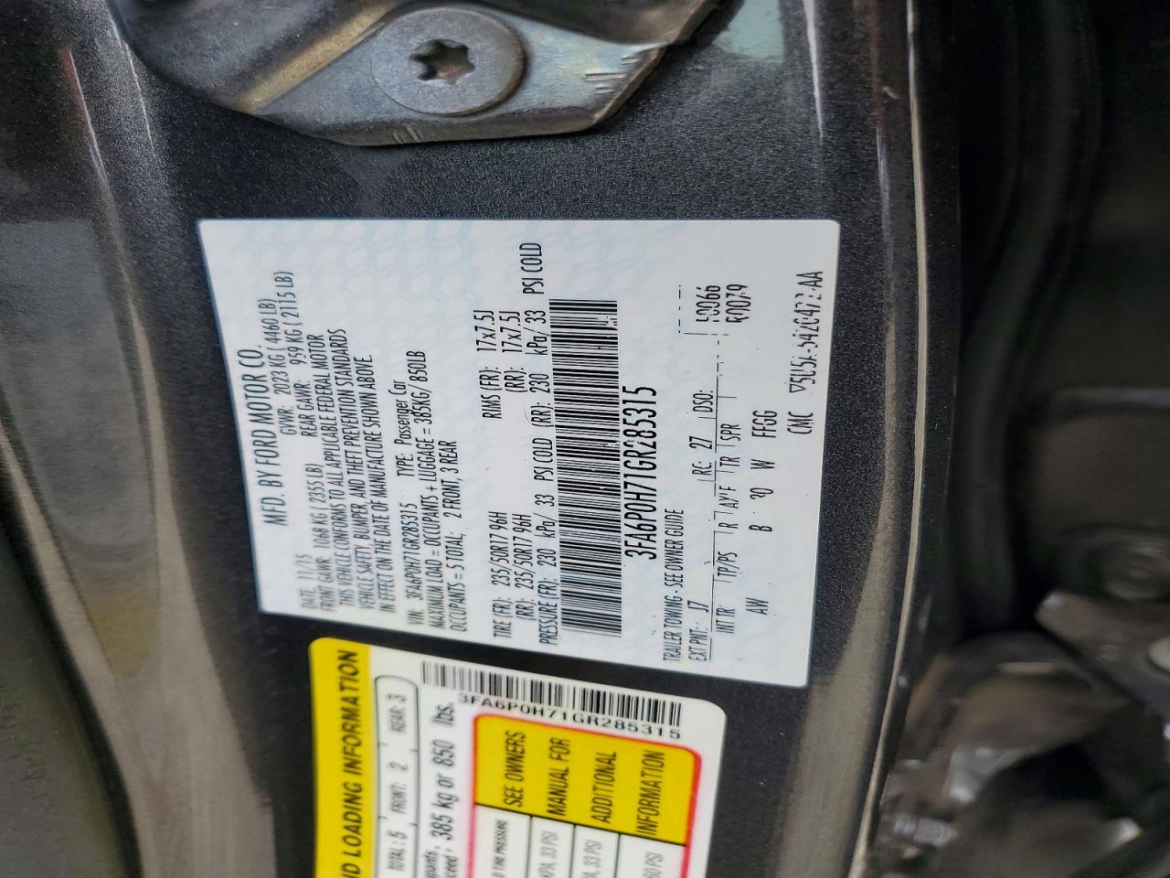 Ford Fusion Se