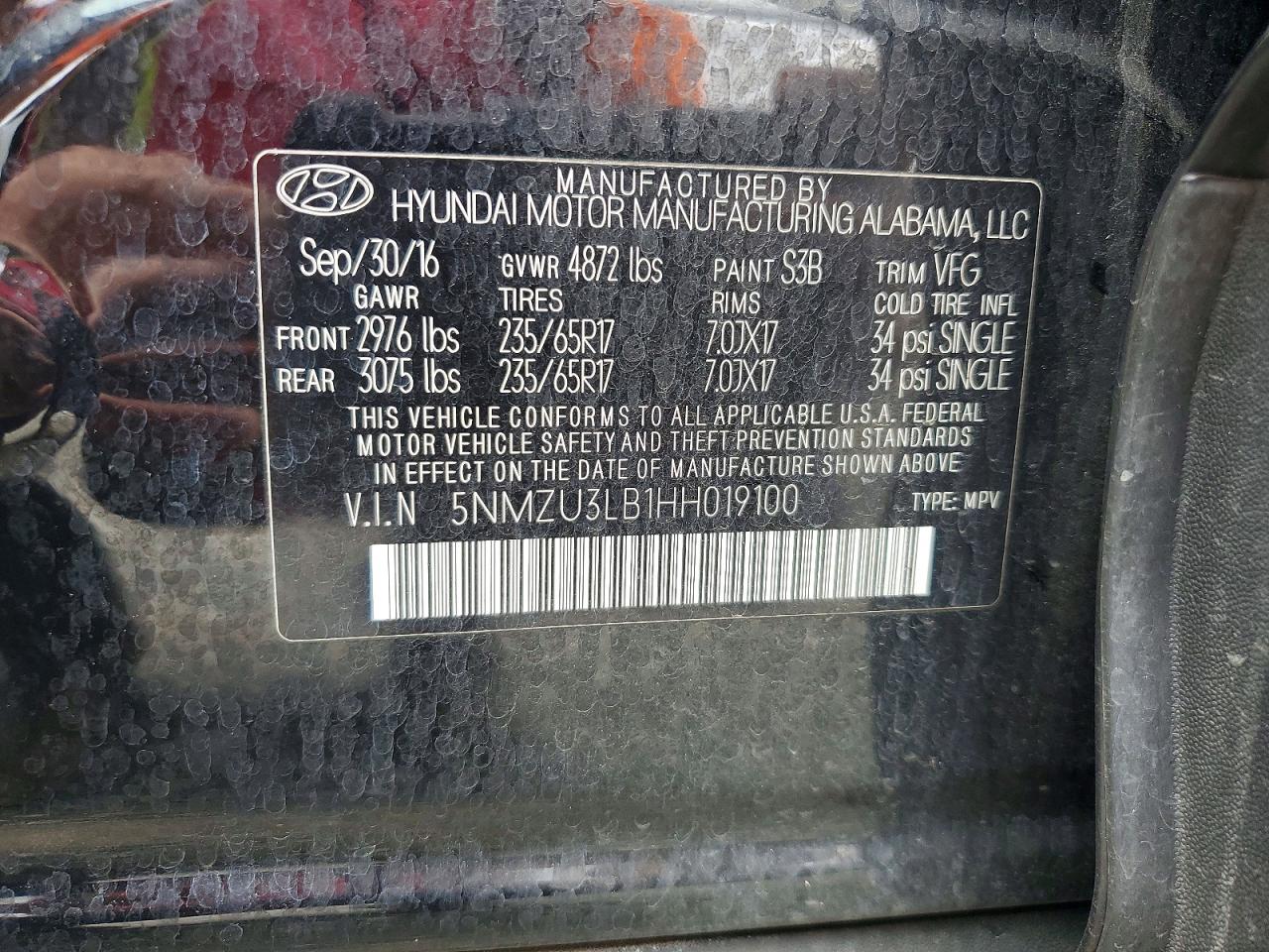 Hyundai SANTA FE 2.4l