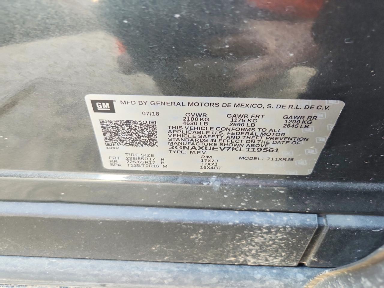 Chevrolet Equinox Lt