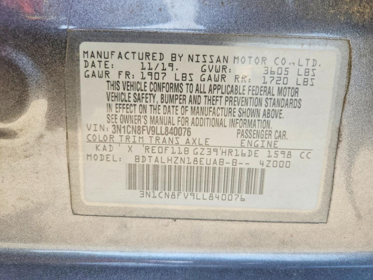 Nissan Versa Sr