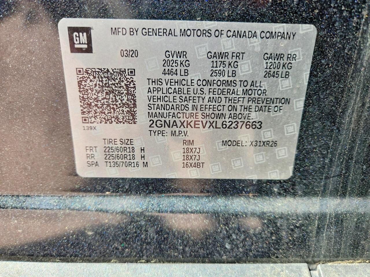 Chevrolet Equinox Lt