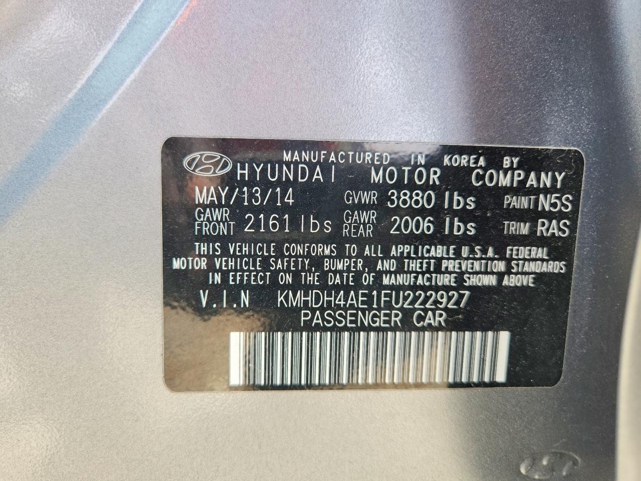 Hyundai ELANTRA Se