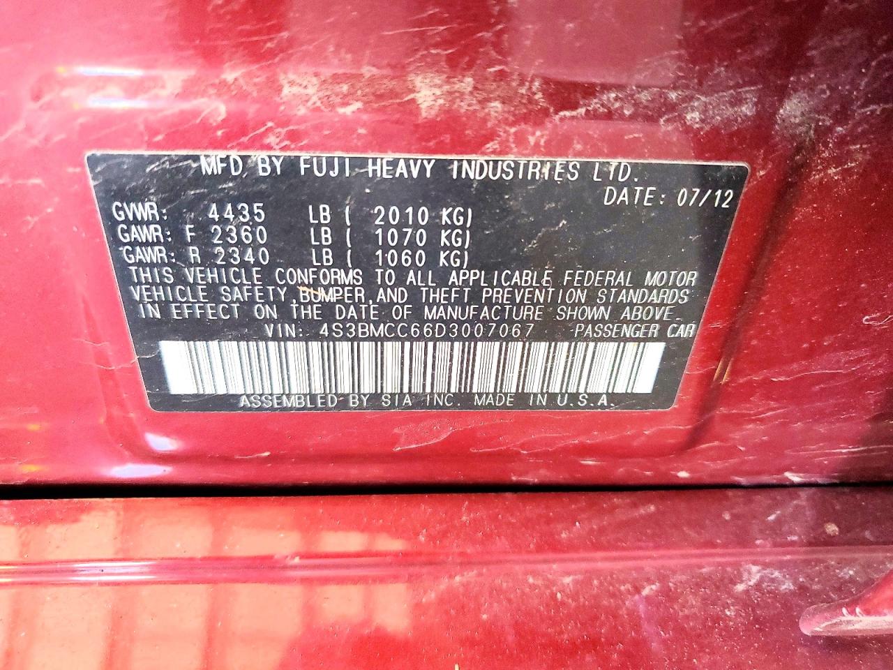 Subaru Legacy 2.5i Premium