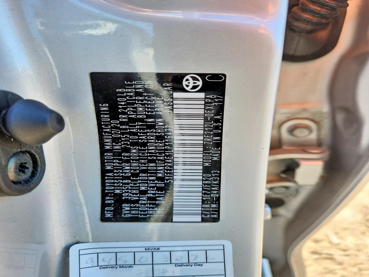Toyota Corolla Le