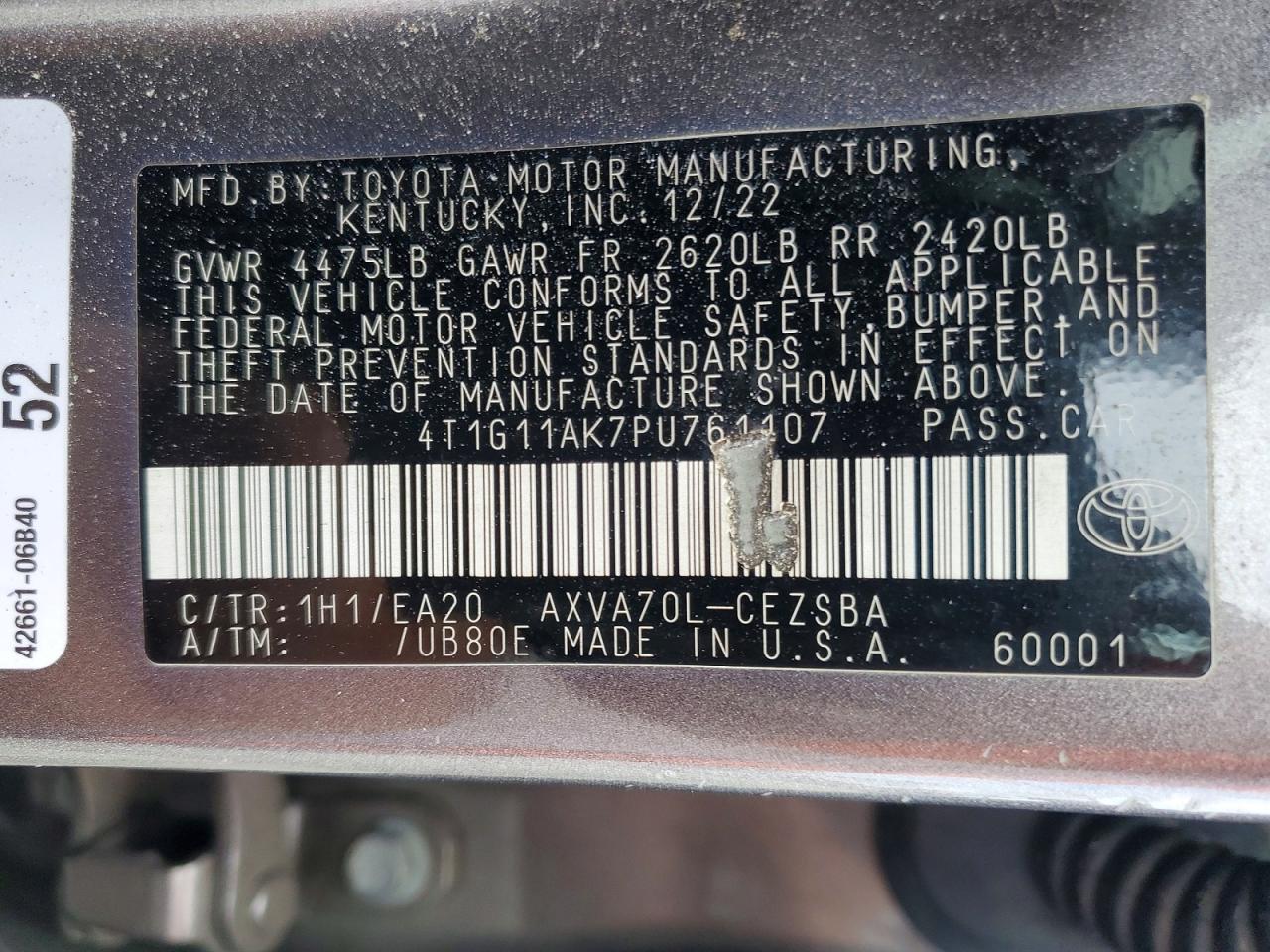 Toyota Camry Se