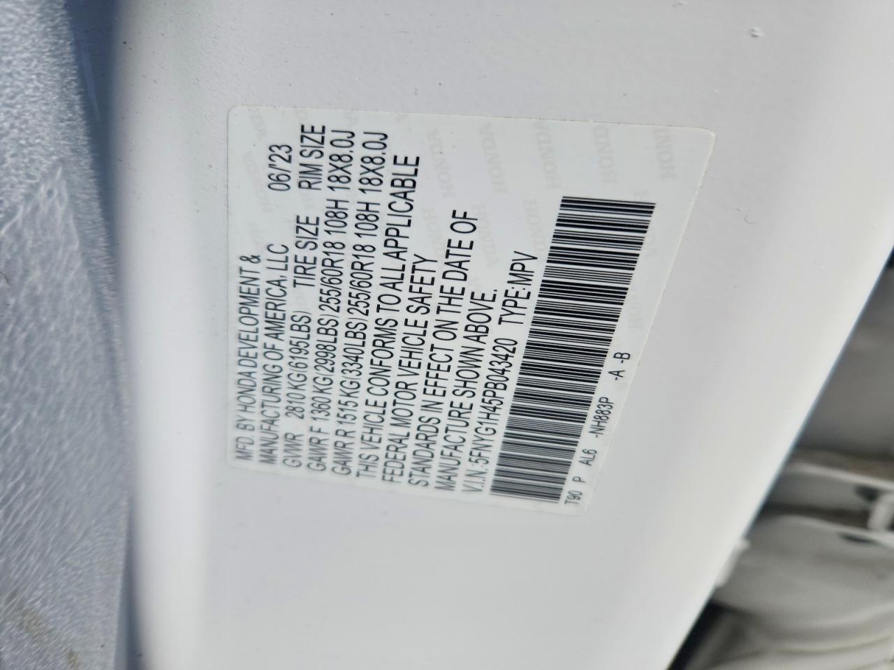 Honda Pilot Exl