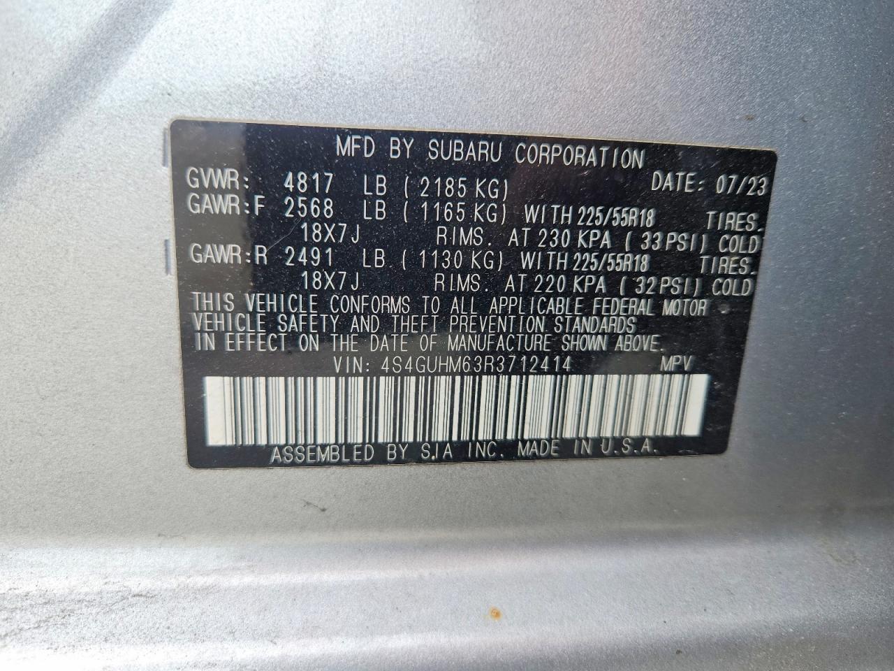 Subaru Crosstrek Limited