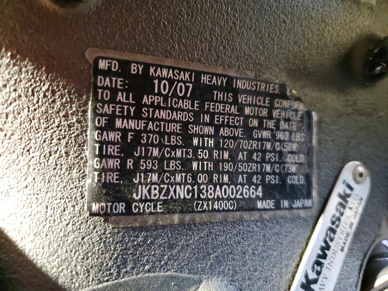 Kawasaki Ninja Zx14 C